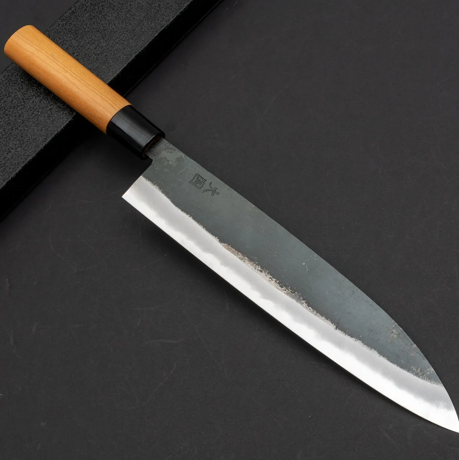 Hinokuni Shirogami Kurouchi Gyuto 24