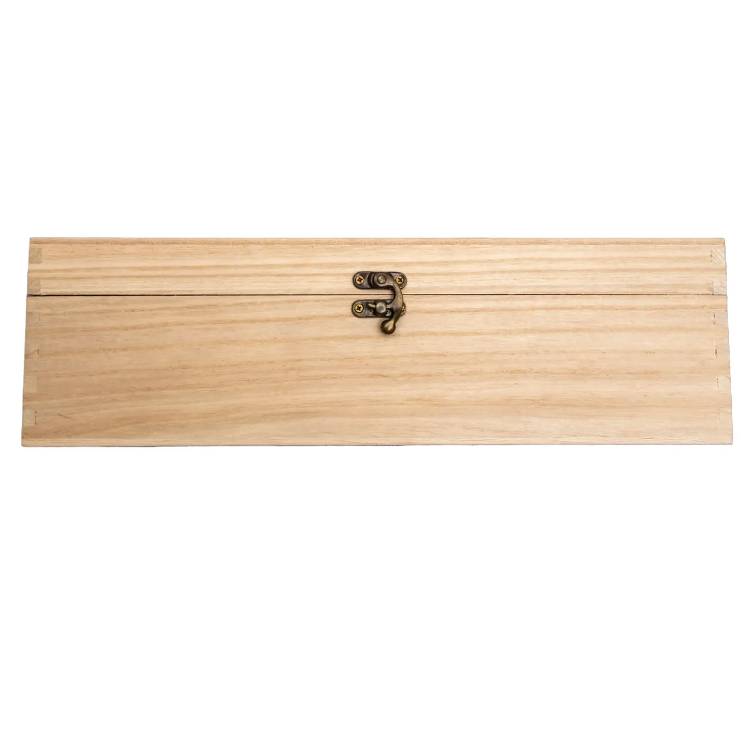 Houten Wijnkist met slot