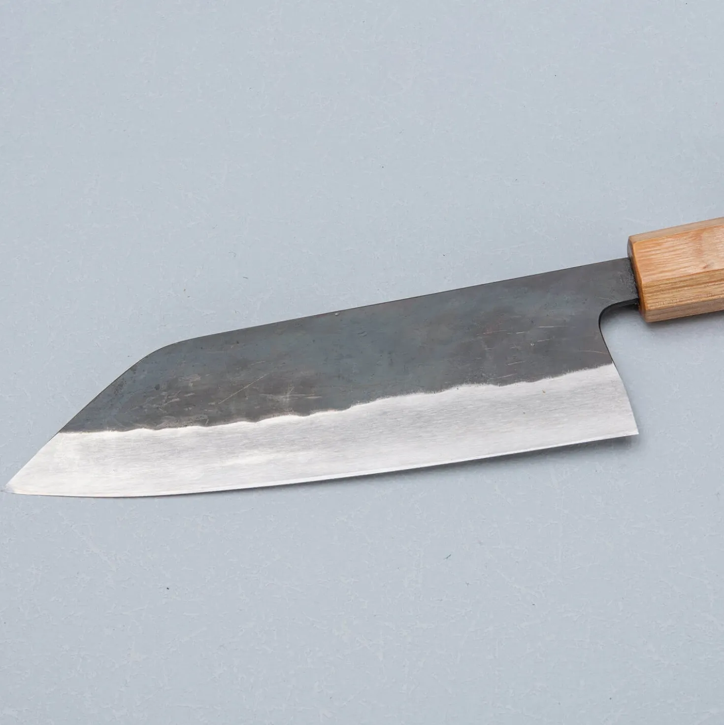 Isamitsu Shirogami #1 Kurouchi Santoku 16.5 cm