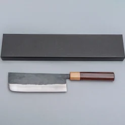 Isamitsu Shirogami #1 Kurouchi Nakiri 16.5 cm