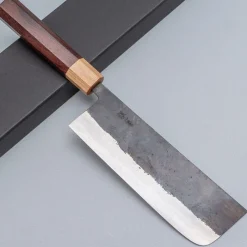 Isamitsu Shirogami #1 Kurouchi Nakiri 16.5 cm