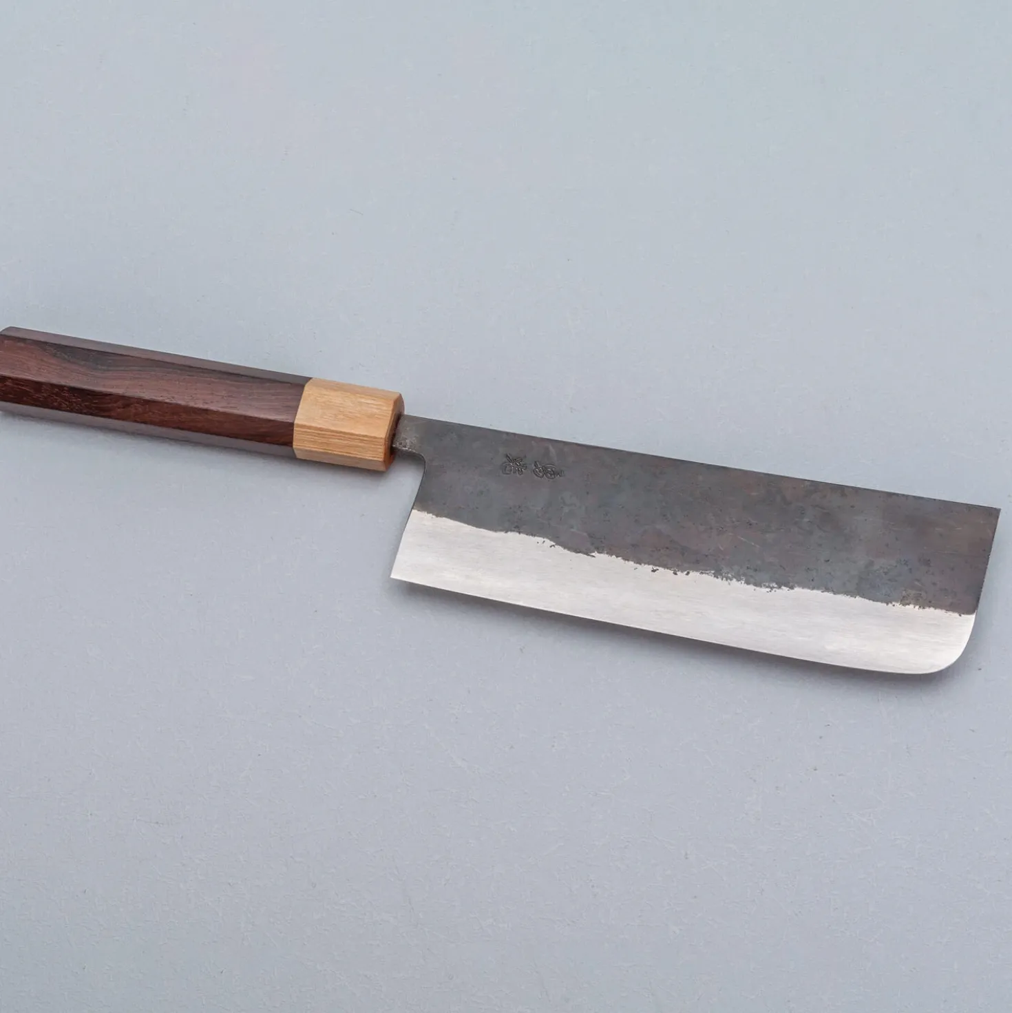 Isamitsu Shirogami #1 Kurouchi Nakiri 16.5 cm