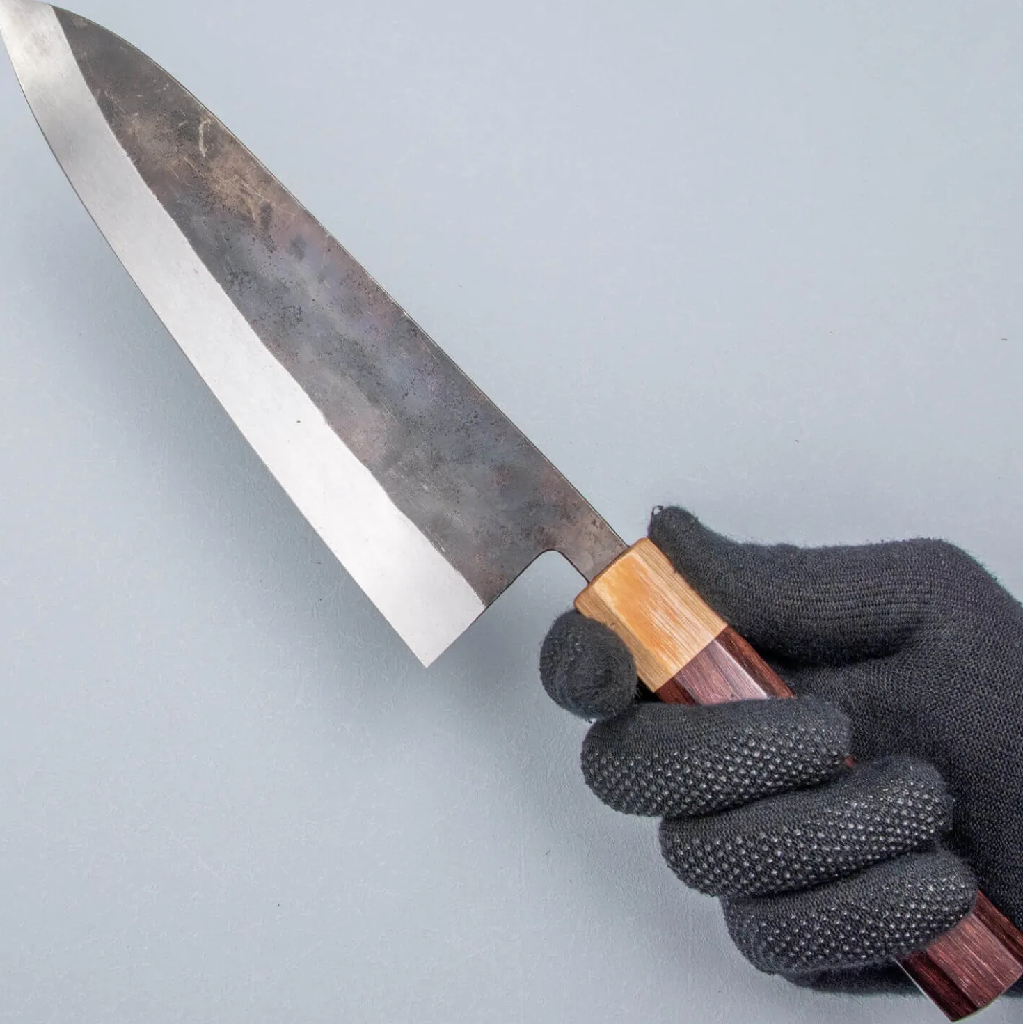 Isamitsu Shirogami #1 Kurouchi Gyuto 21 cm