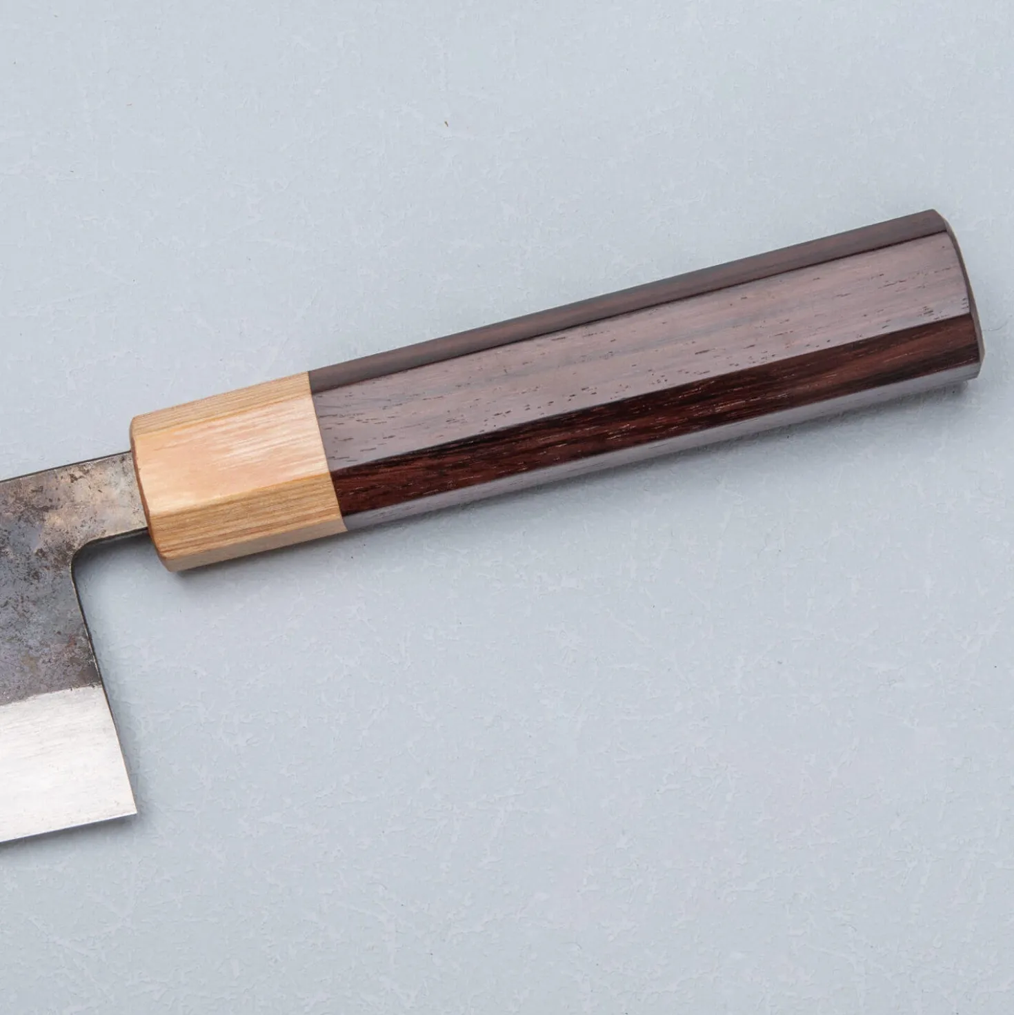 Isamitsu Shirogami #1 Kurouchi Gyuto 21 cm