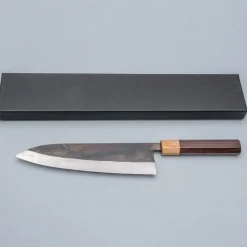 Isamitsu Shirogami #1 Kurouchi Gyuto 21 cm