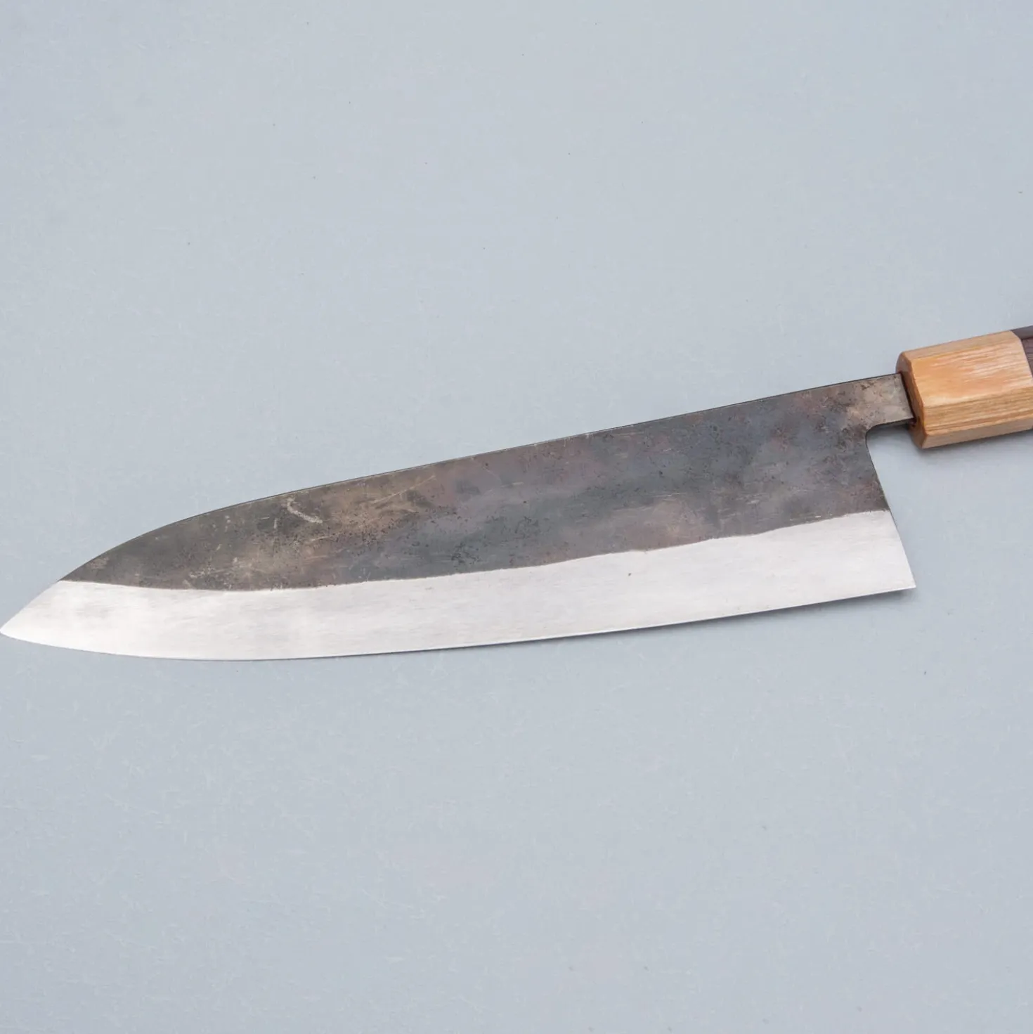 Isamitsu Shirogami #1 Kurouchi Gyuto 21 cm