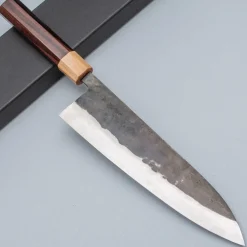 Isamitsu Shirogami #1 Kurouchi Gyuto 21 cm