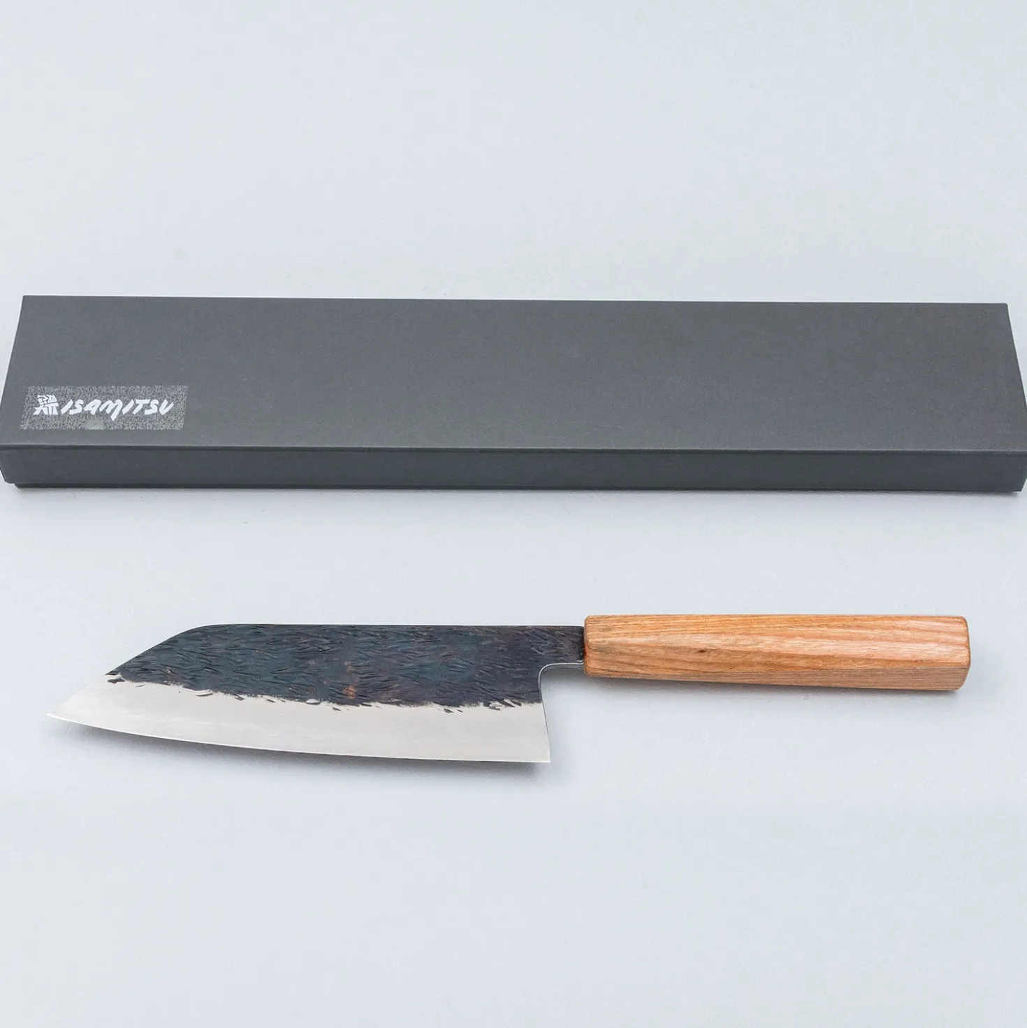 Isamitsu Shirogami #1 Santoku 17 cm