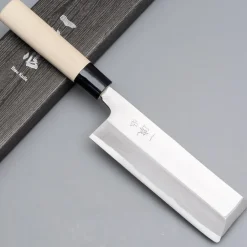 Ittetsu Uraoshi Hand Forged Shiro #2 Usuba 16.5 cm