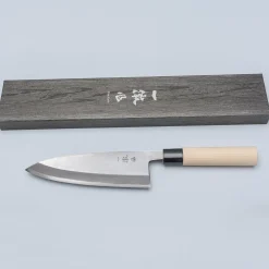 Ittetsu Uraoshi Hand Forged Shiro #2 Deba 18 cm Lefthanded