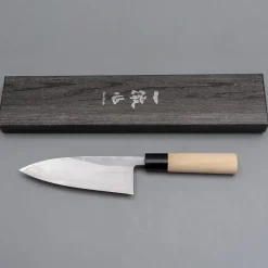 Ittetsu Uraoshi Hand Forged Shiro #2 Deba 15 cm