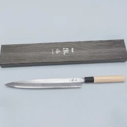 Ittetsu Uraoshi Hand Forged Shiro #2 Yanagiba 27 cm Lefthanded