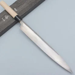 Ittetsu Uraoshi Hand Forged Shiro #2 Yanagiba 27 cm Lefthanded