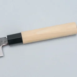 Ittetsu Uraoshi Hand Forged Tsuchime Kurouchi Shiro #2 Yanagiba 30 cm Lefthanded