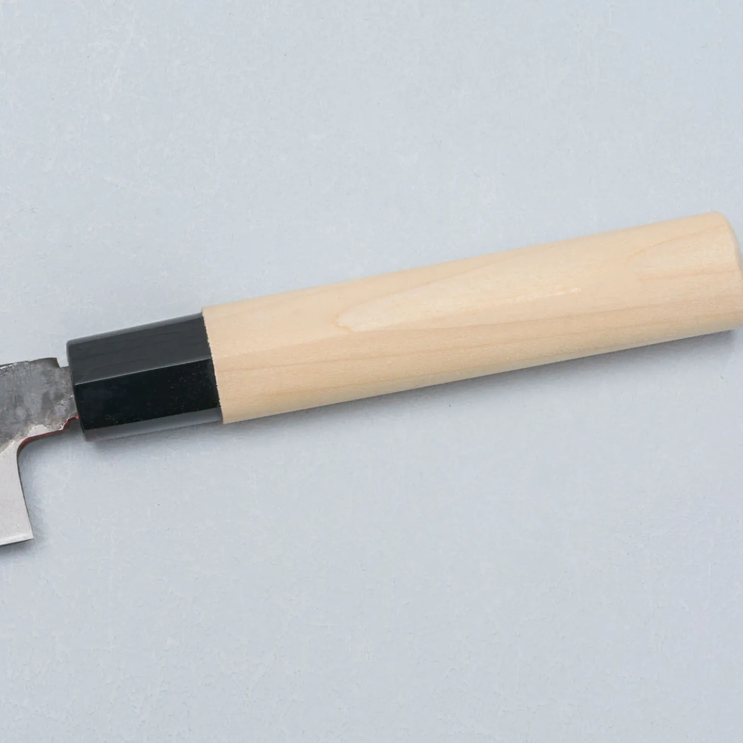 Ittetsu Uraoshi Hand Forged Tsuchime Kurouchi Shiro #2 Yanagiba 30 cm Lefthanded
