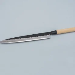 Ittetsu Uraoshi Hand Forged Tsuchime Kurouchi Shiro #2 Yanagiba 30 cm Lefthanded