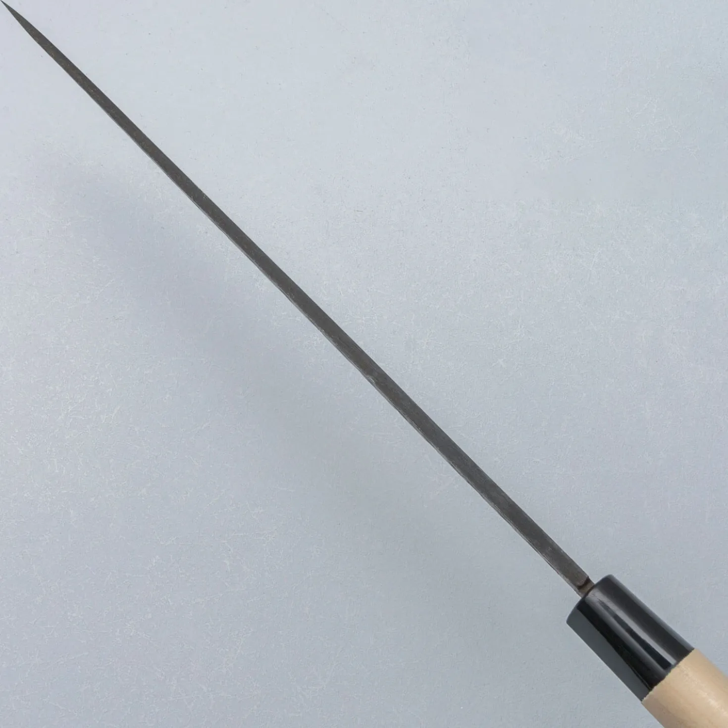 Ittetsu Uraoshi Hand Forged Tsuchime Kurouchi Shiro #2 Yanagiba 30 cm Lefthanded