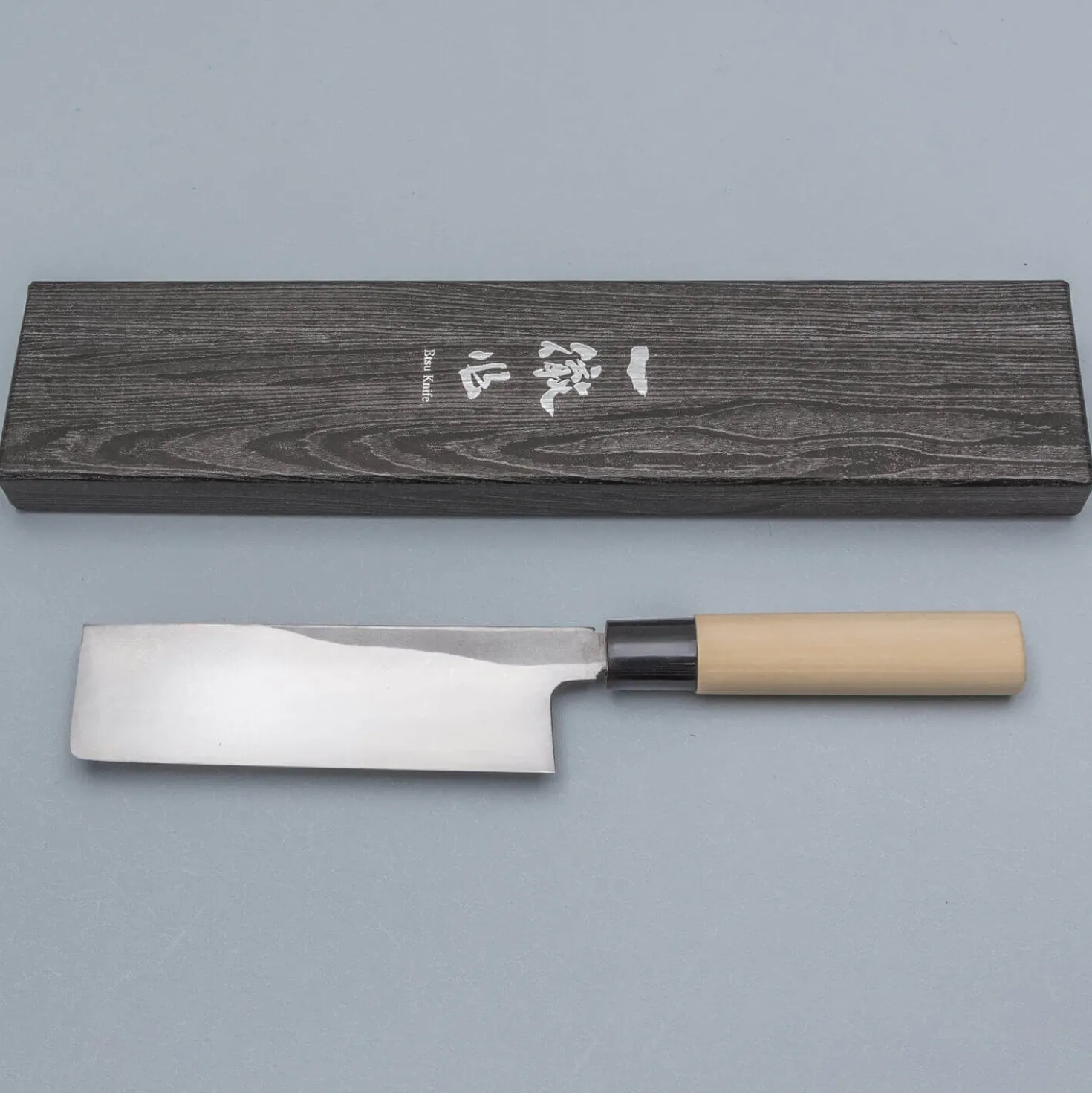 Ittetsu Uraoshi Hand Forged Tsuchime Kurouchi Shiro #2 Usuba 16.5 cm