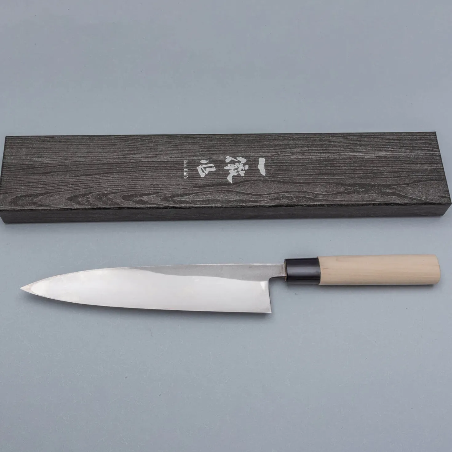 Ittetsu Uraoshi Hand Forged Tsuchime Kurouchi Shiro #2 Mioroshi 21 cm