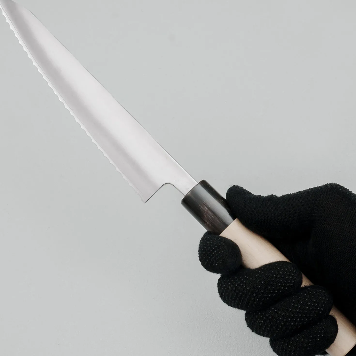 JNS Kaeru Kasumi SLD Serrated Petty 18 cm