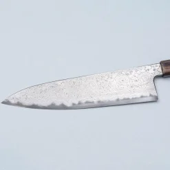 JNS Kokorozashi Tanaka Shirogami 1 Damast Kurozoma Gyuto 22.5 cm