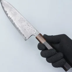 JNS Kokorozashi Tanaka Shirogami 1 Damast Kurozoma Gyuto 22.5 cm
