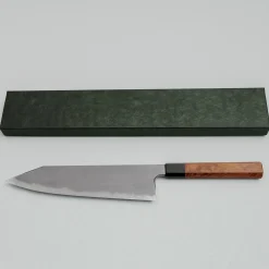 JNS Kokorozashi Tanaka Shirogami 1 Damast Kasumi Gyuto 24.5 cm