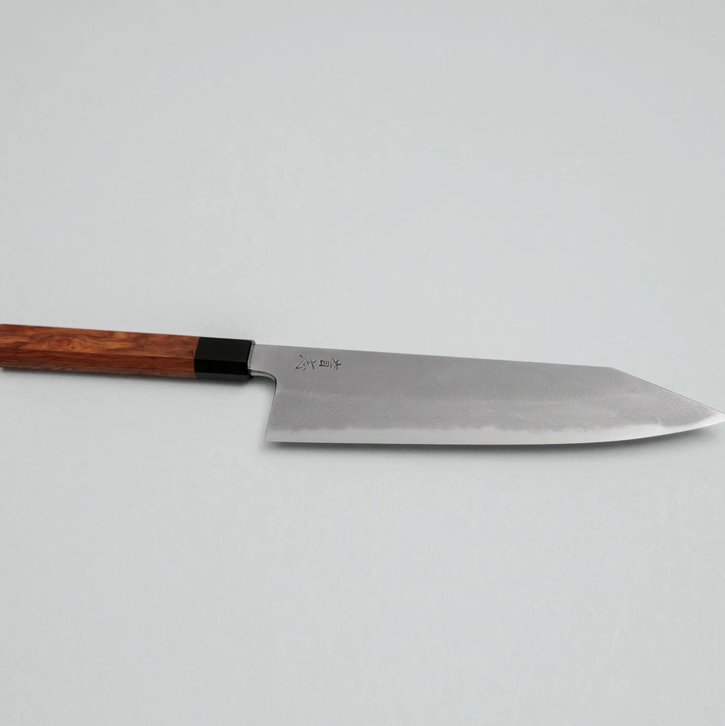 JNS Kokorozashi Tanaka Shirogami 1 Damast Kasumi Gyuto 24.5 cm