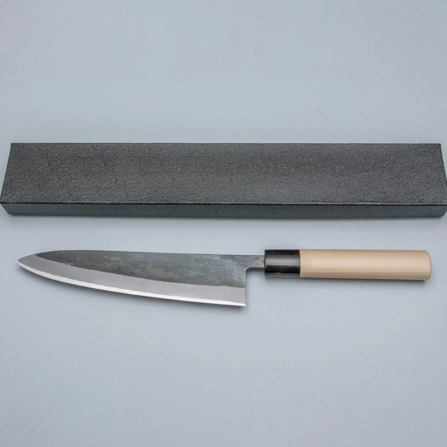 JNS Tanuki Shiro #2 Kurouchi Gyuto 21 cm