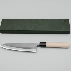 JNS Tanuki Shiro #2 Kurouchi Gyuto 18 cm