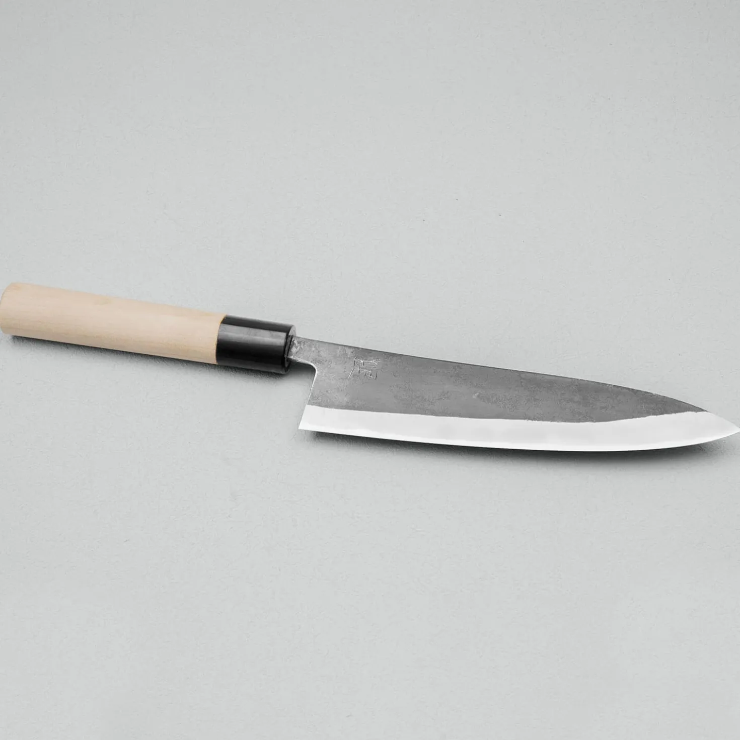 JNS Tanuki Shiro #2 Kurouchi Gyuto 18 cm
