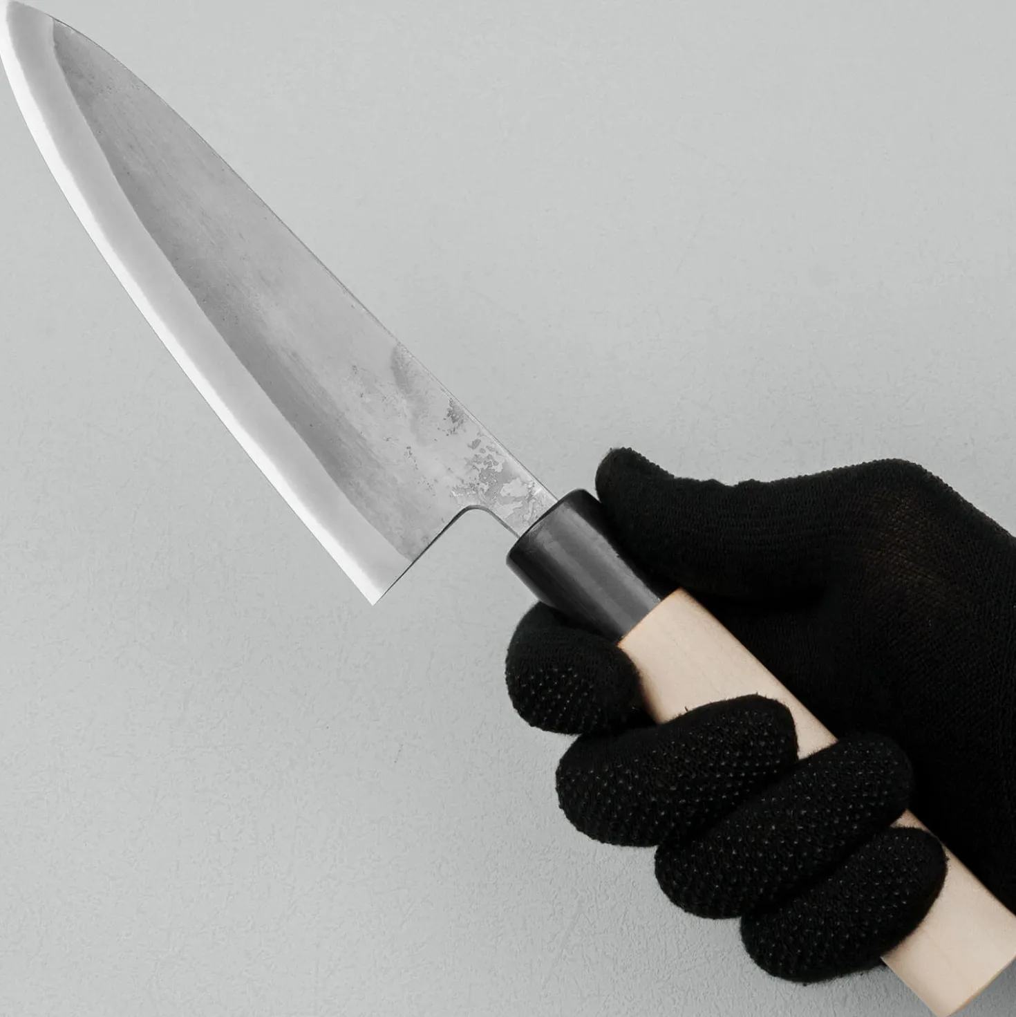 JNS Tanuki Shiro #2 Kurouchi Gyuto 18 cm