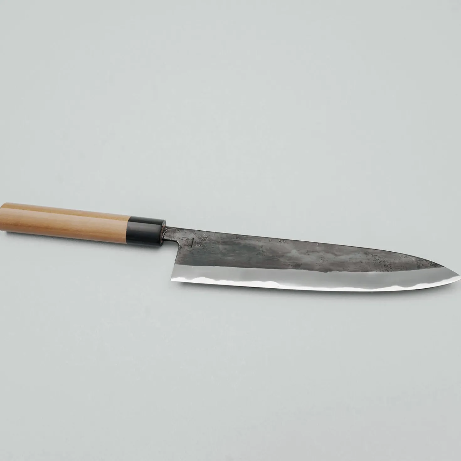 JNS Tanuki Shiro #2 Kurouchi Gyuto 24 cm