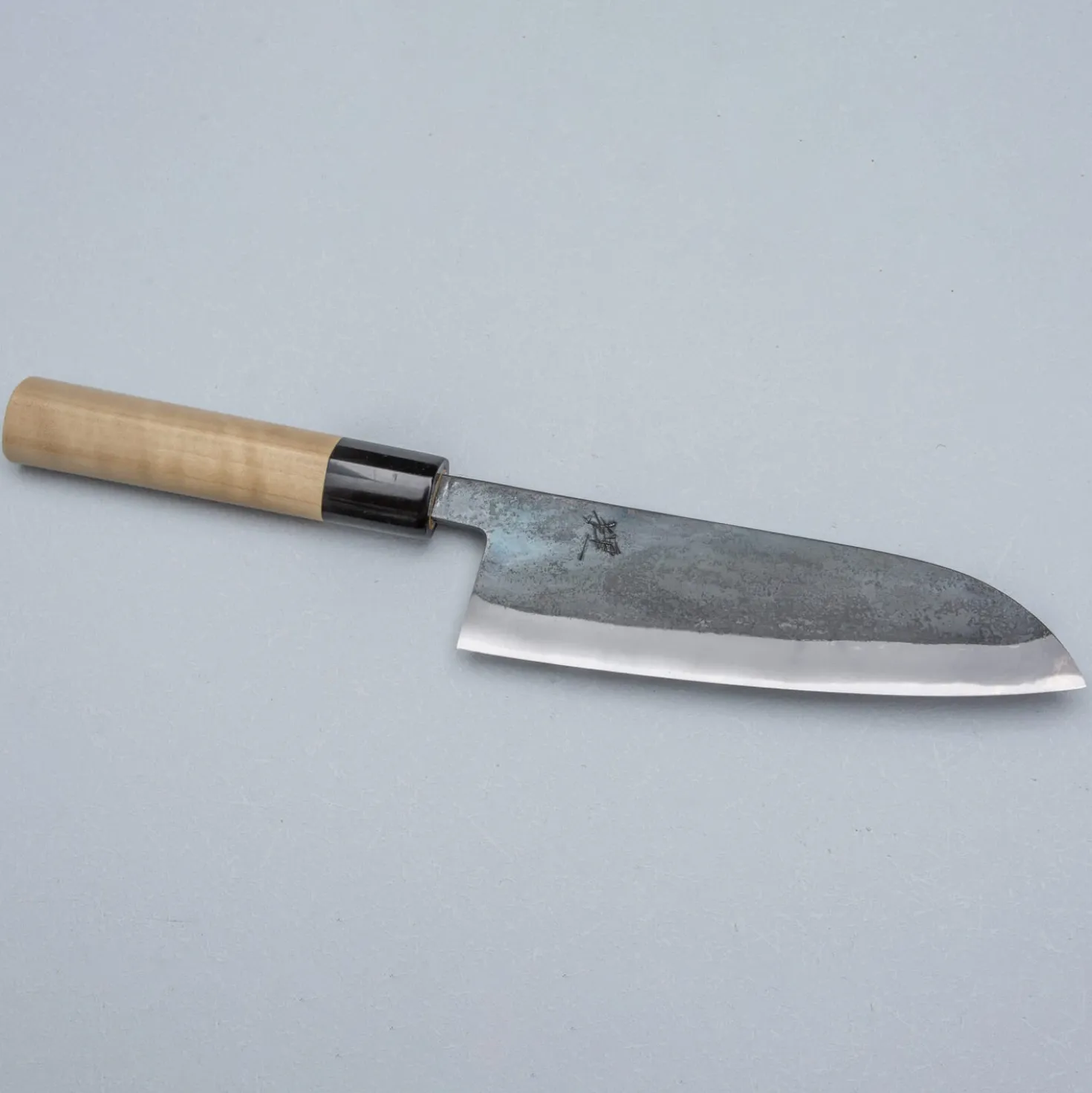 JNS Tanuki Shiro #2 Kurouchi Santoku 16.5 cm