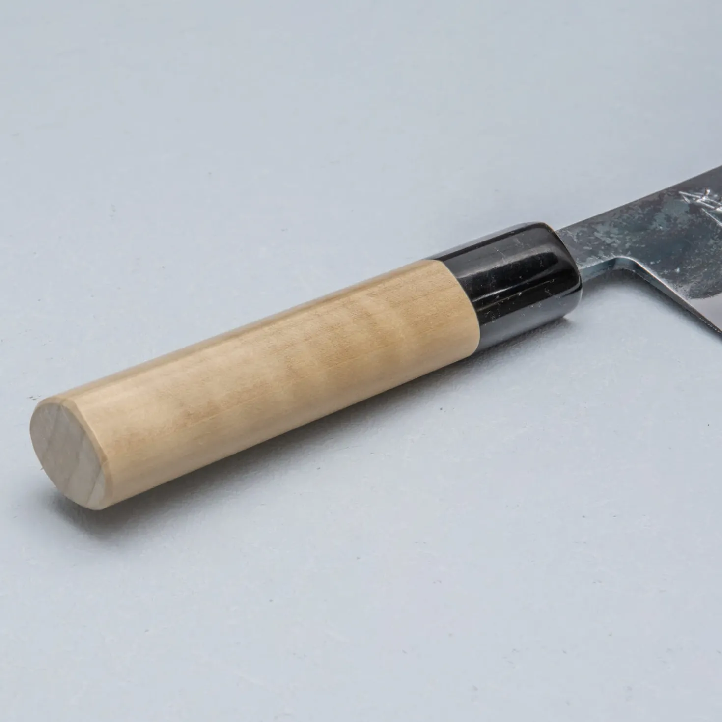 JNS Tanuki Shiro #2 Kurouchi Santoku 16.5 cm