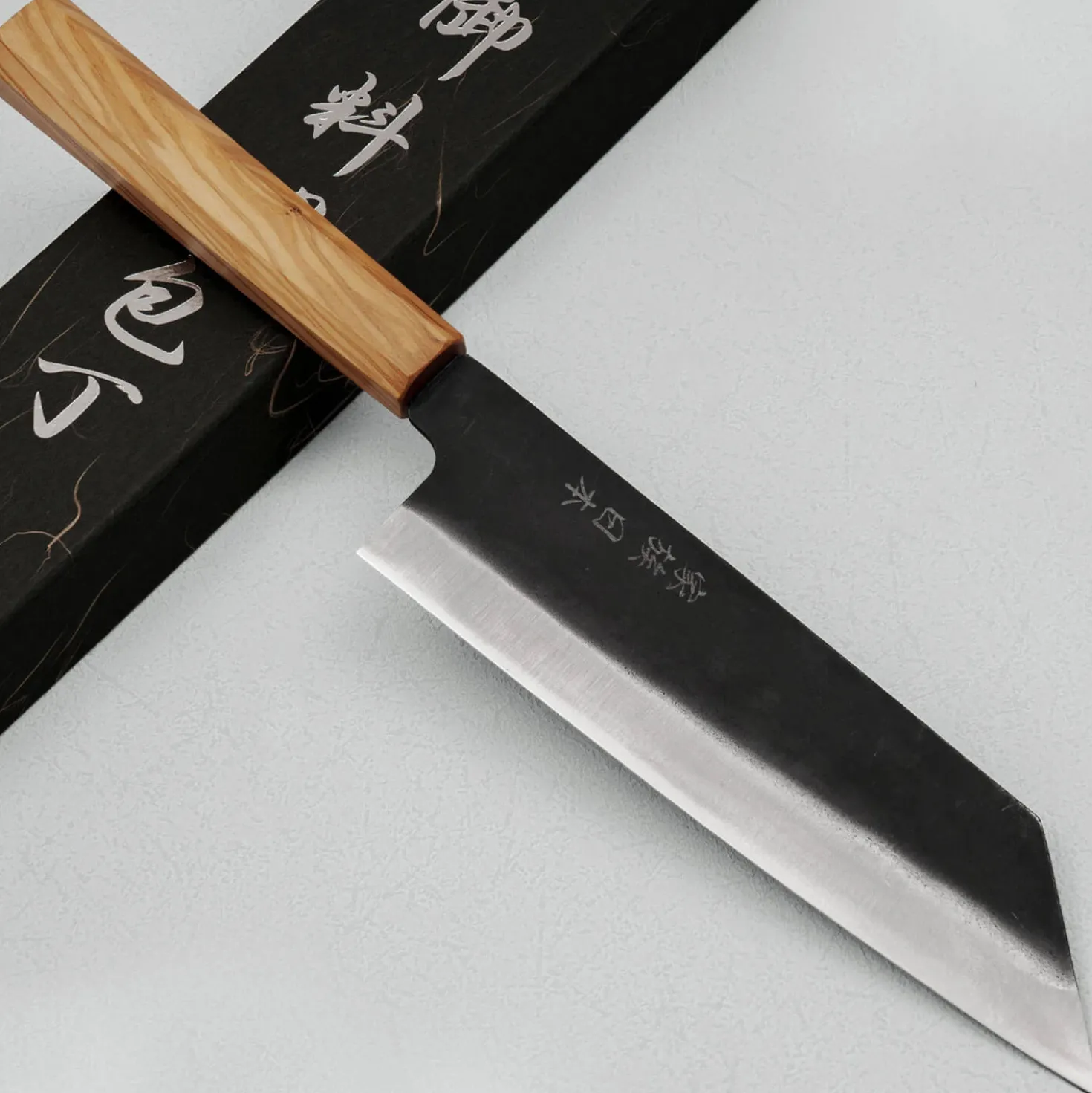 Kazoku Aogami 2 Kurouchi Olive Bunka 20 cm