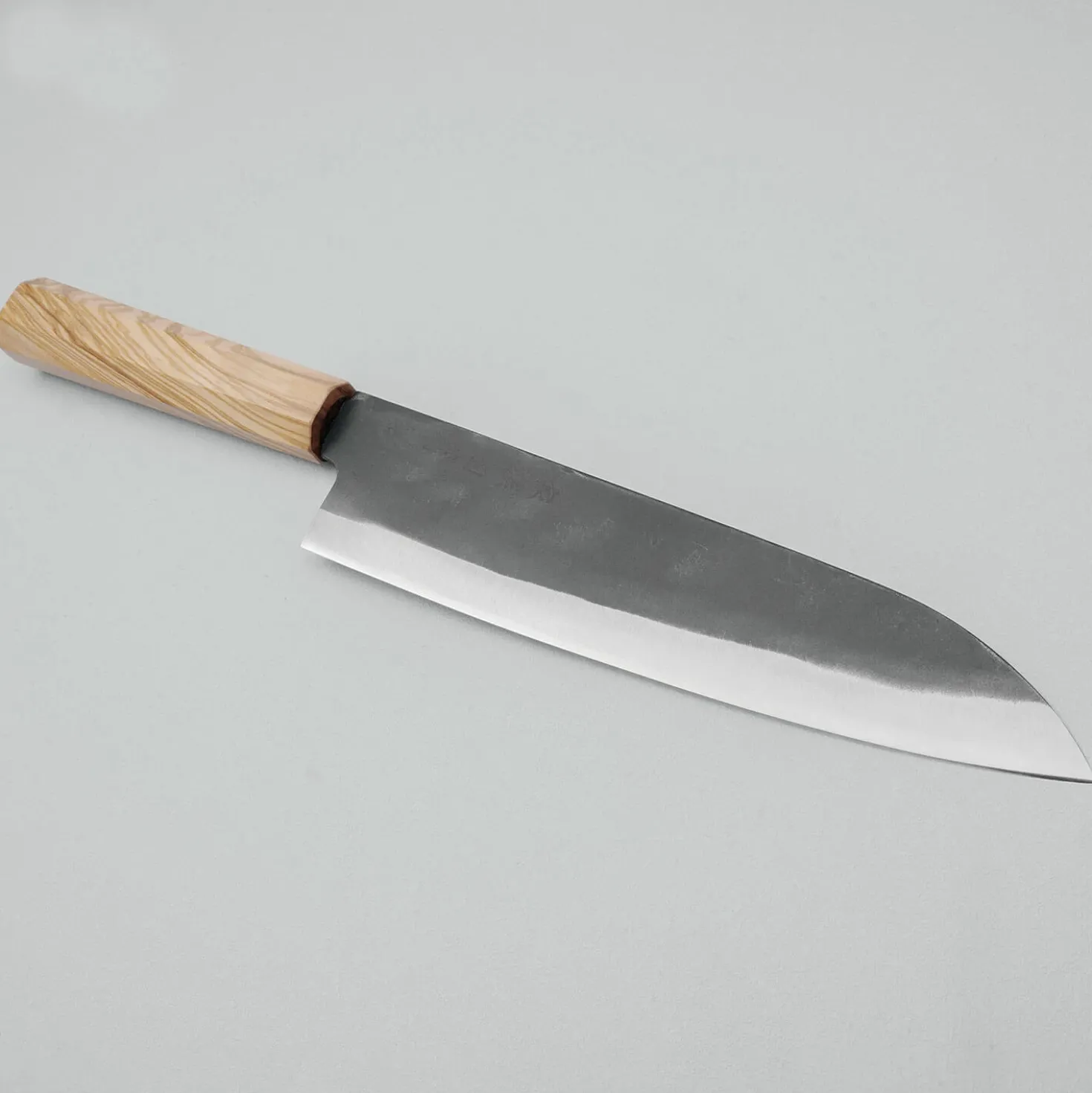 Kazoku Aogami 2 Kurouchi Olive Gyuto 21 cm