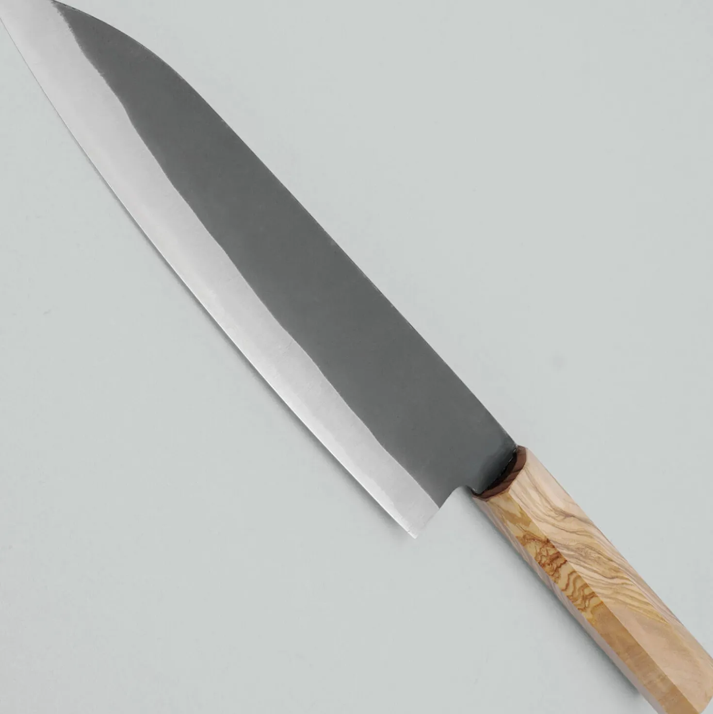 Kazoku Aogami 2 Kurouchi Olive Gyuto 21 cm