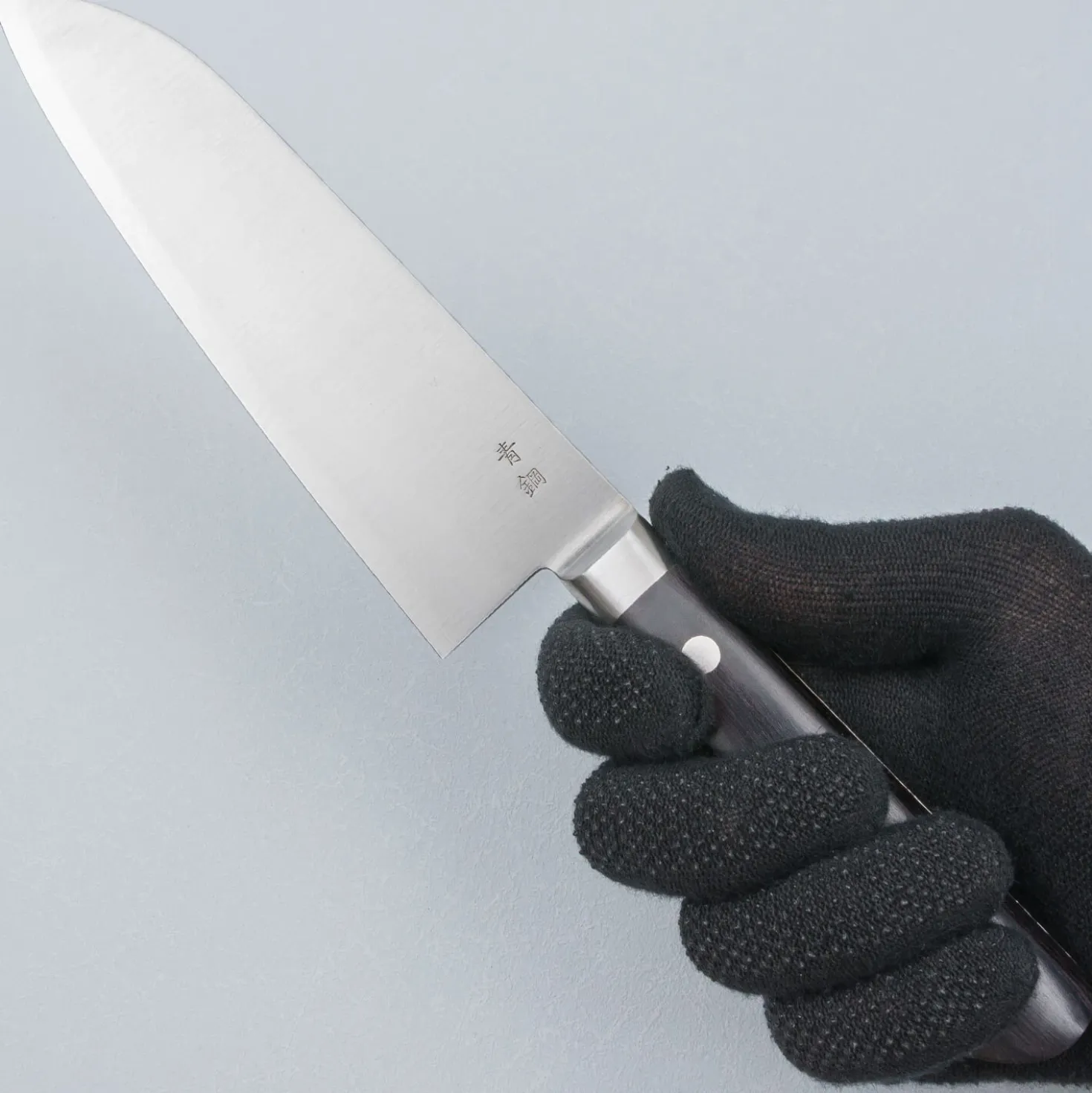 Kazoku Aogami #2 Migaki Santoku 18 cm