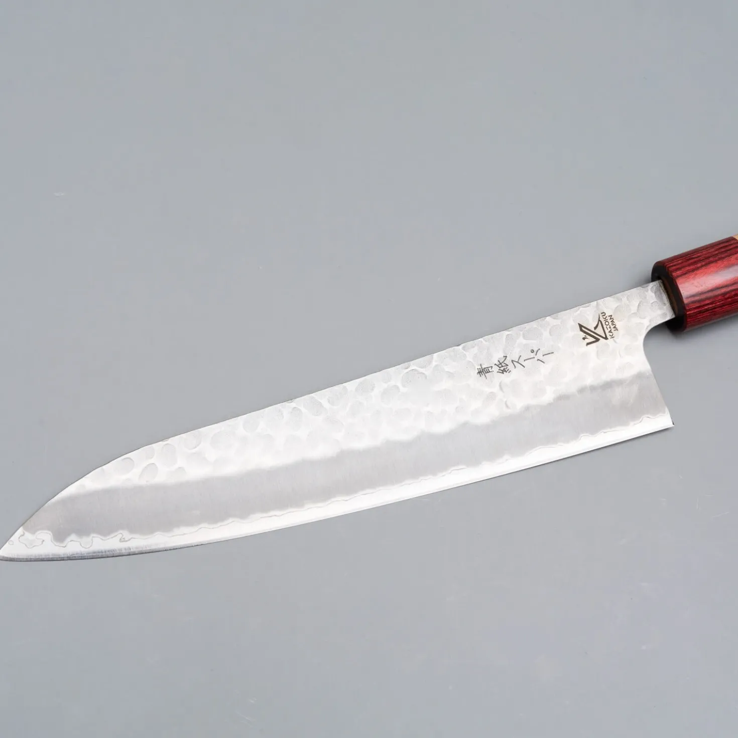 Kazoku Aogami Super Wa Migaki Gyuto 21 cm