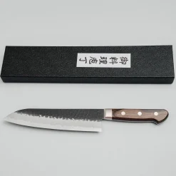 Kazoku Aogami Super Yo Brown Santoku