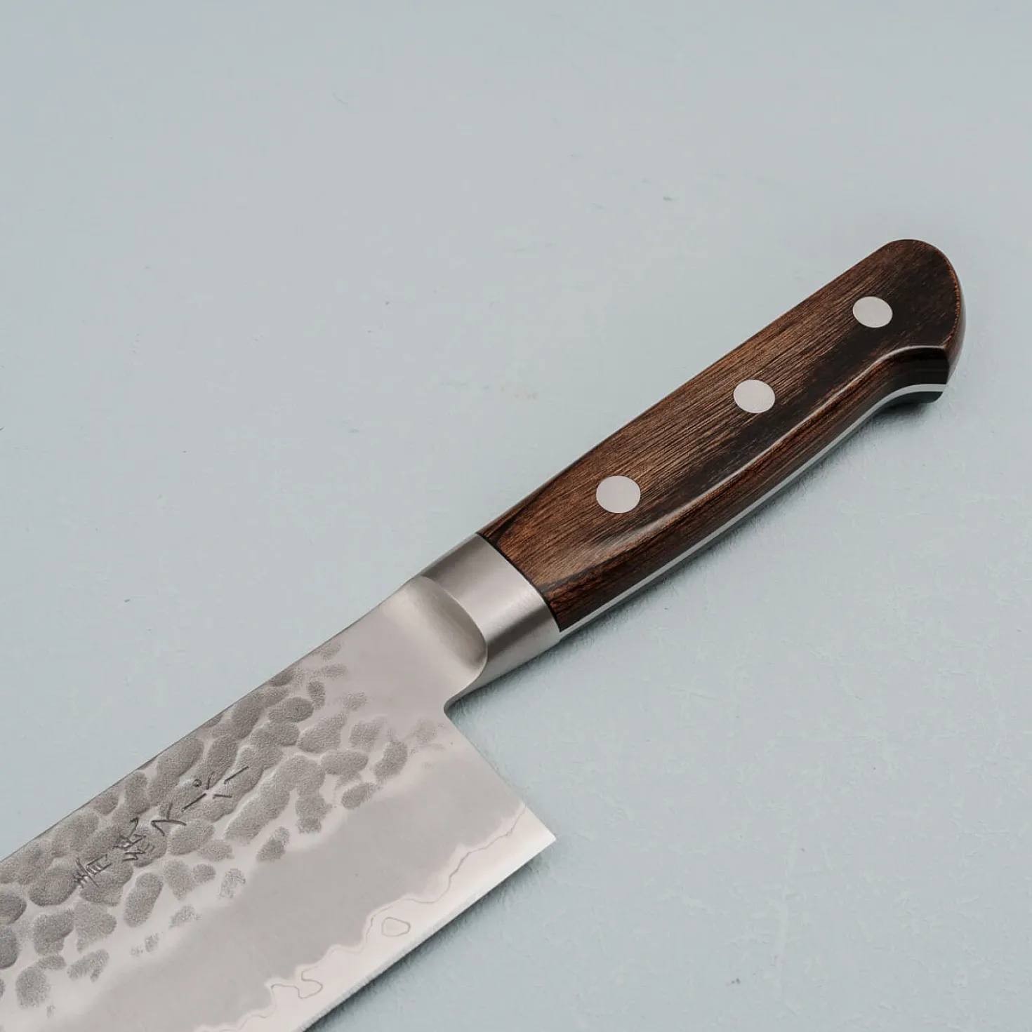 Kazoku Aogami Super Yo Migaki Brown Kiritsuke 21 cm