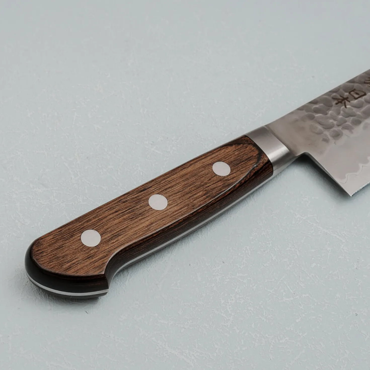 Kazoku Aogami Super Yo Migaki Brown Kiritsuke 21 cm