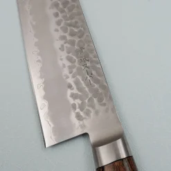 Kazoku Aogami Super Yo Migaki Brown Kiritsuke 21 cm