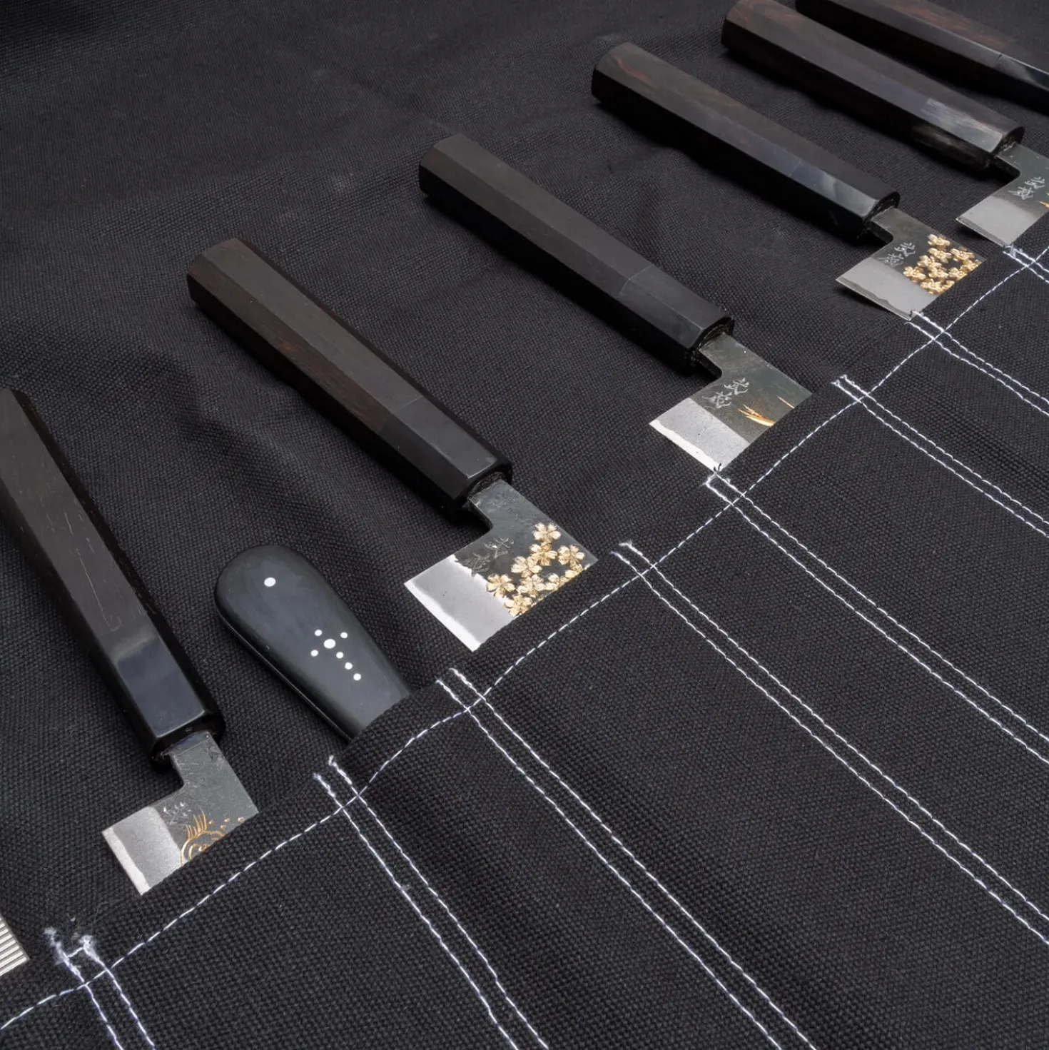 Kazoku Canvas Messenmap Zwart 11 vaks
