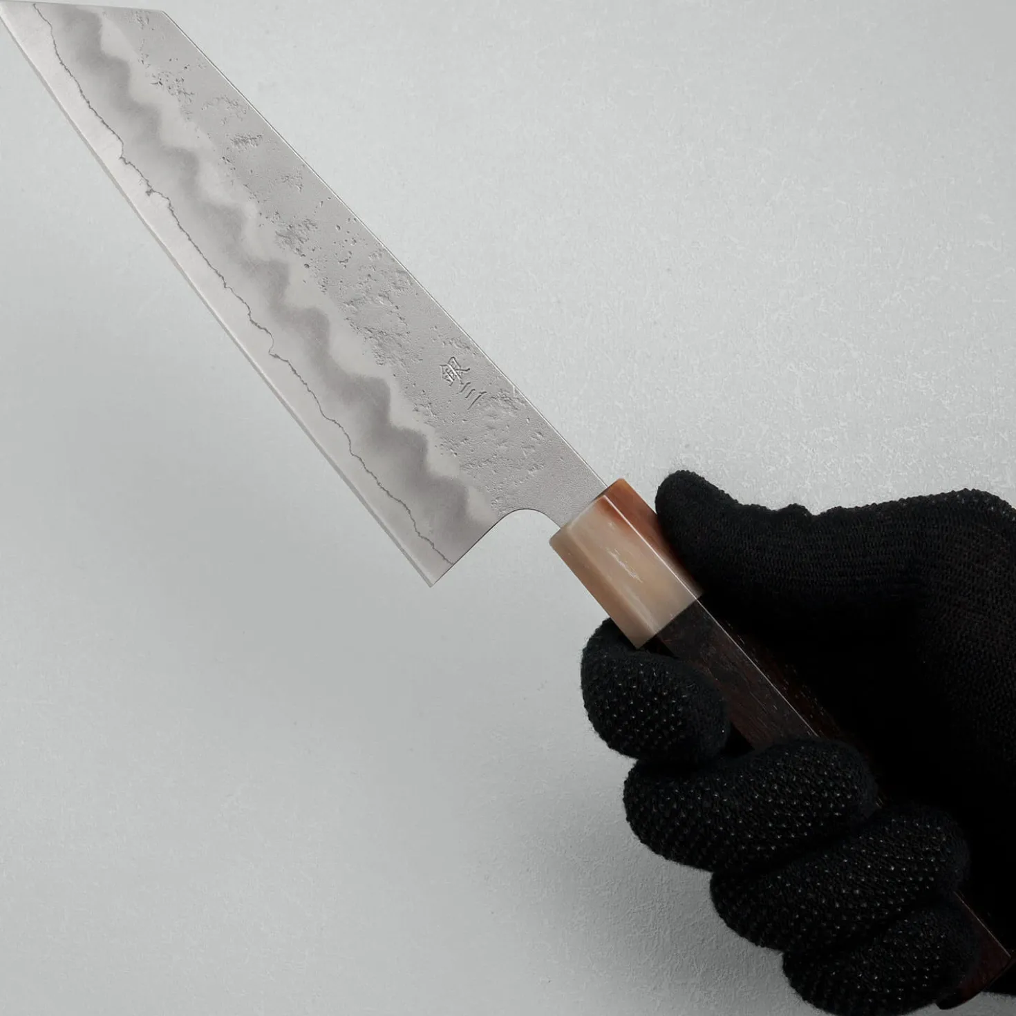 Kazoku Ginsan Nashiji Ebony Bunka 17 cm
