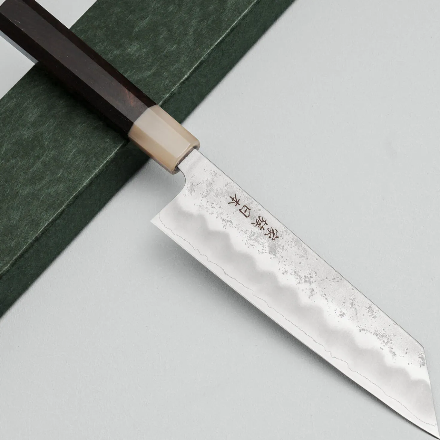Kazoku Ginsan Nashiji Ebony Bunka 17 cm