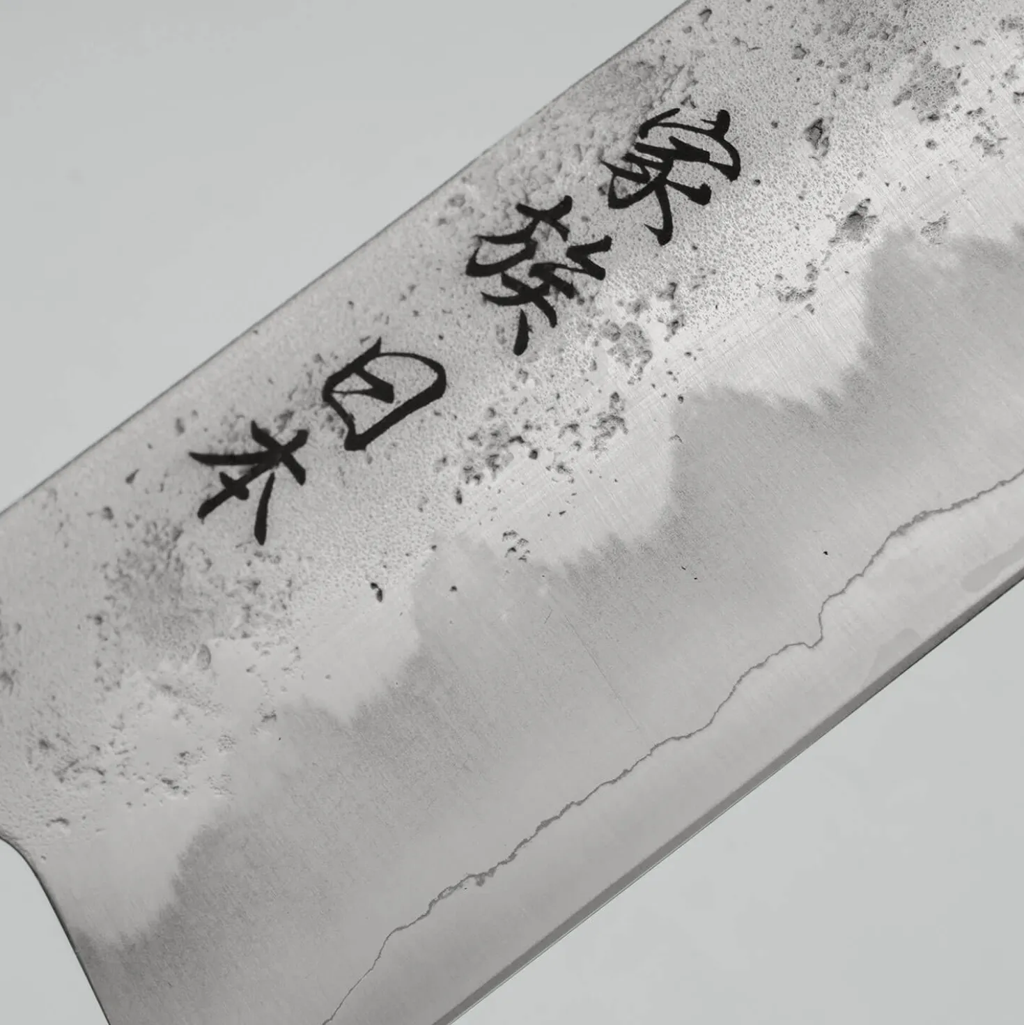 Kazoku Ginsan Nashiji Ebony Black Bunka 17 cm