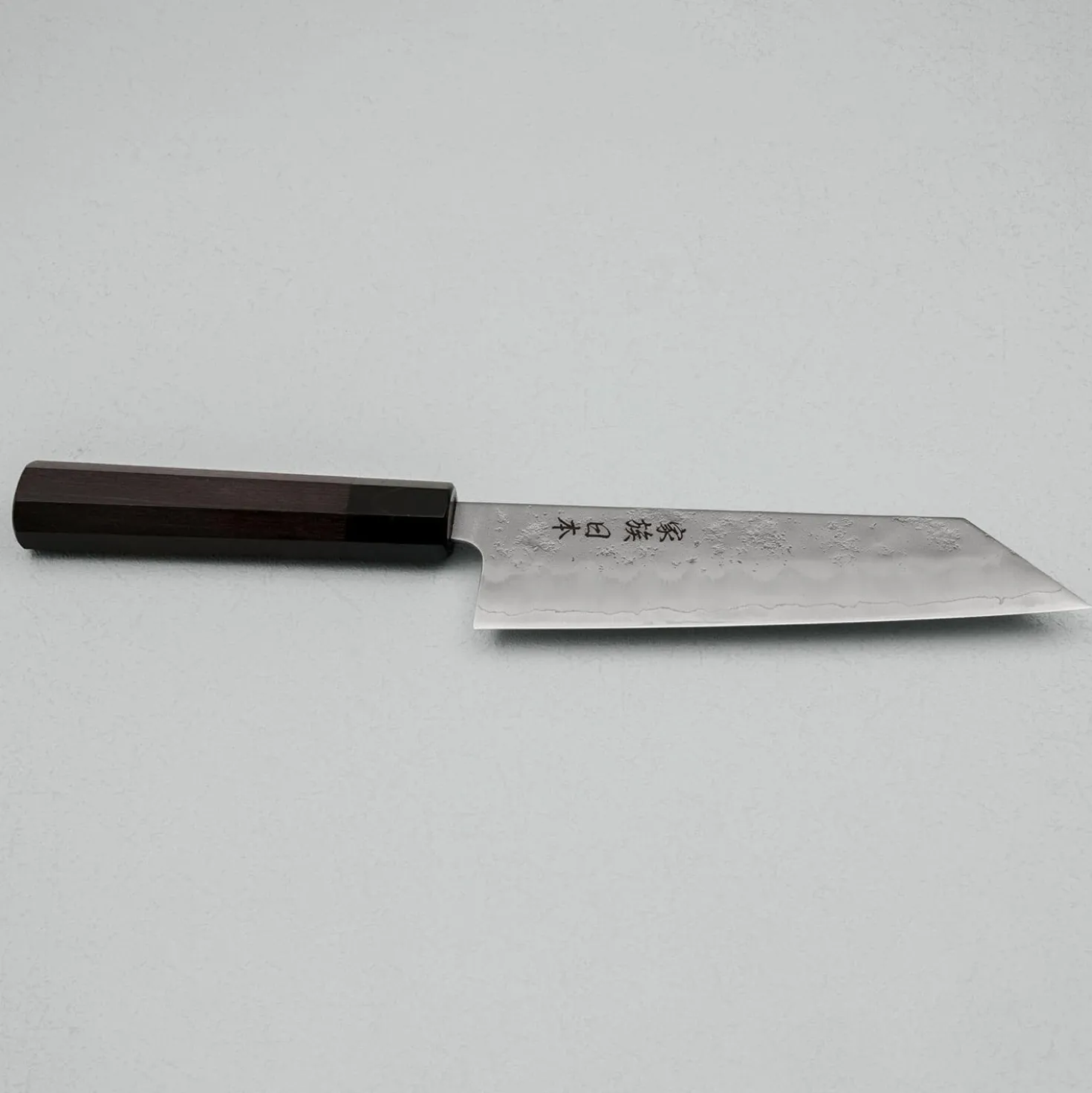 Kazoku Ginsan Nashiji Ebony Black Bunka 17 cm