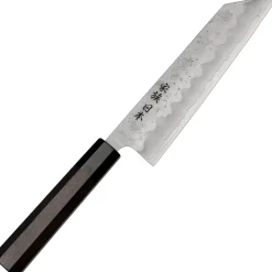 Kazoku Ginsan Nashiji Ebony Black Bunka 17 cm